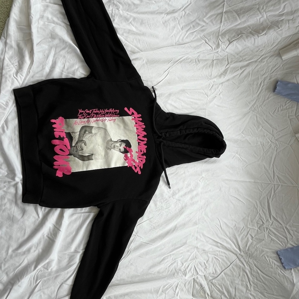 Shawn MENDES THE TOUR black PULLOVER HOODY
